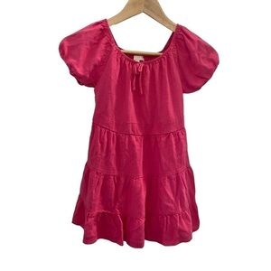 Girls Chelsea and Violet linen/rayon blend peasant dress in 6x